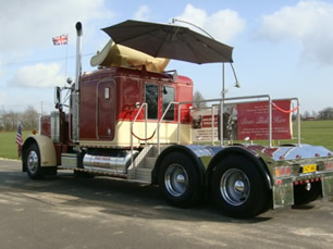 Side view of truck