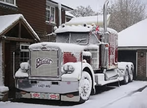 Truck in the Snow