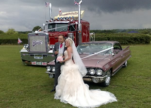 American truck and Cadillac