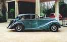 Vintage wedding car