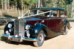 Rolls Royce wedding car