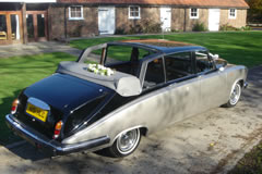 Daimler limousine wedding car