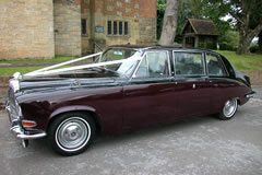 Daimler limousine wedding car