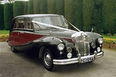 Daimler limousine wedding car