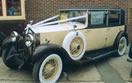 Vintage wedding car