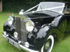Close-up view of front of car