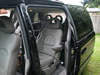 Looking inside through rear door