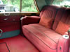 View of inside and rear seat