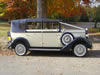 Side view of car with roof up