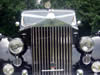 Close-up view of famous Rolls Royce front grill