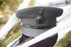 Chauffeur's cap