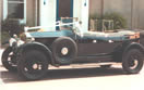 Vintage wedding car