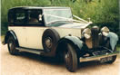 Vintage wedding car